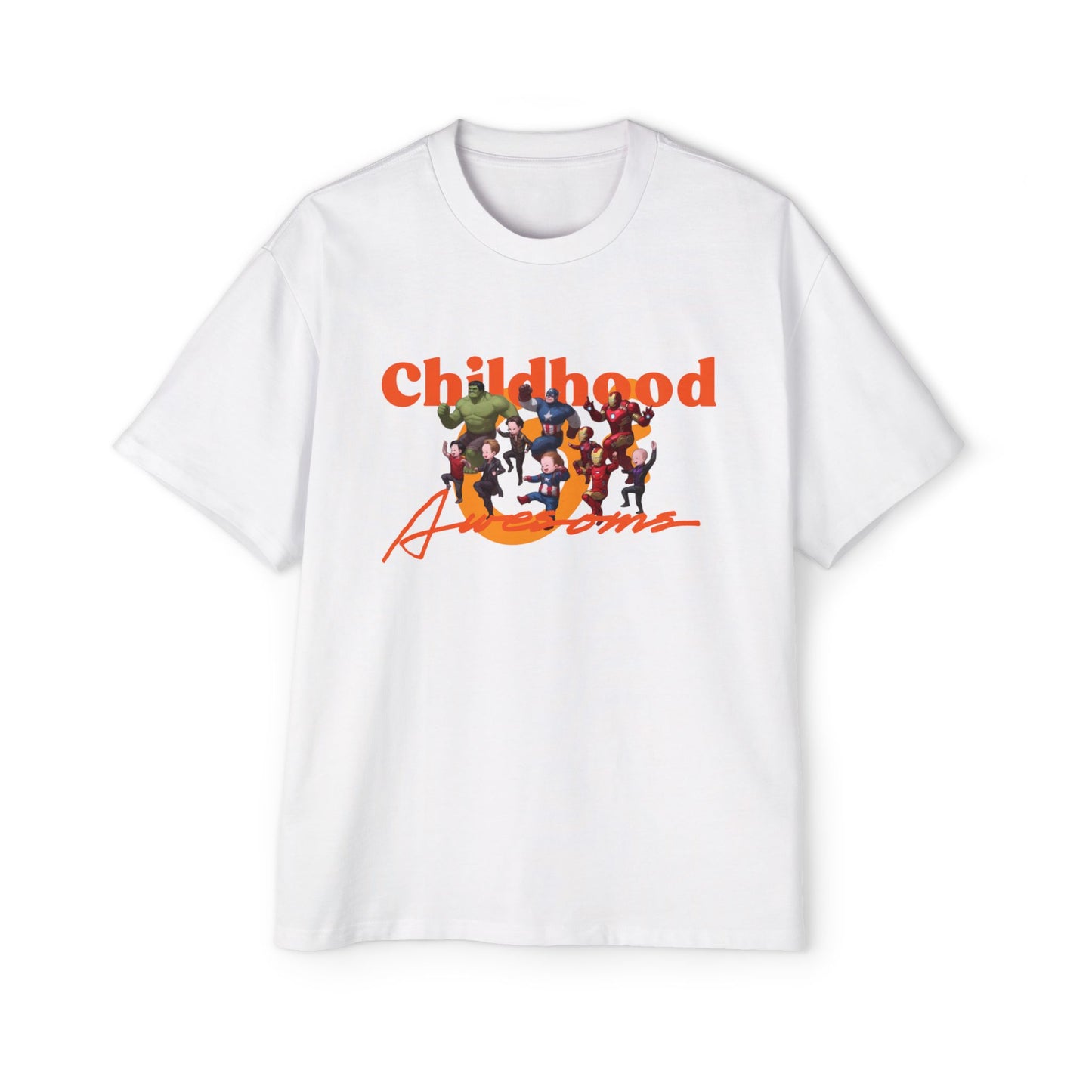 Unisex Avengers Childhood Oversized T-Shirts