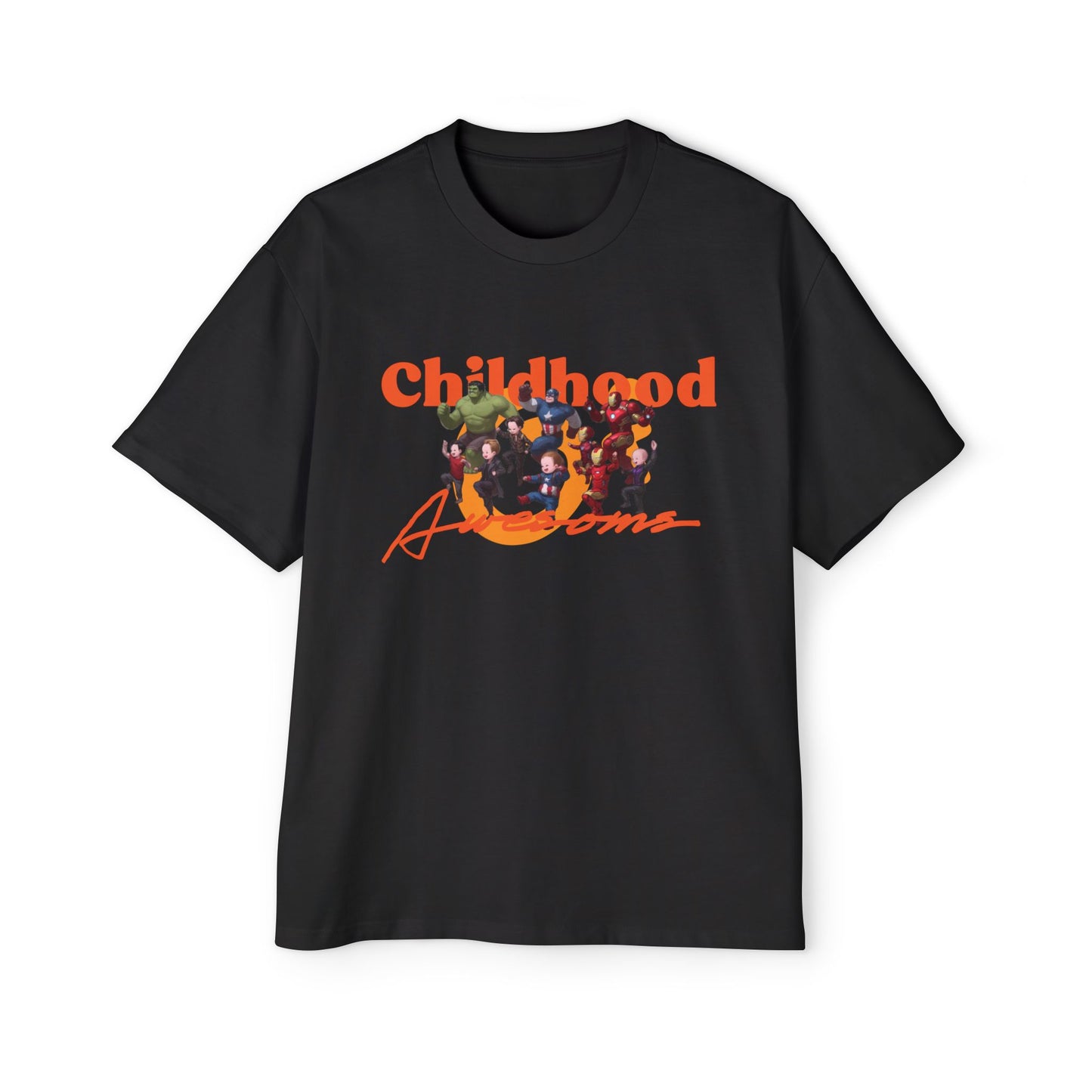 Unisex Avengers Childhood Oversized T-Shirts