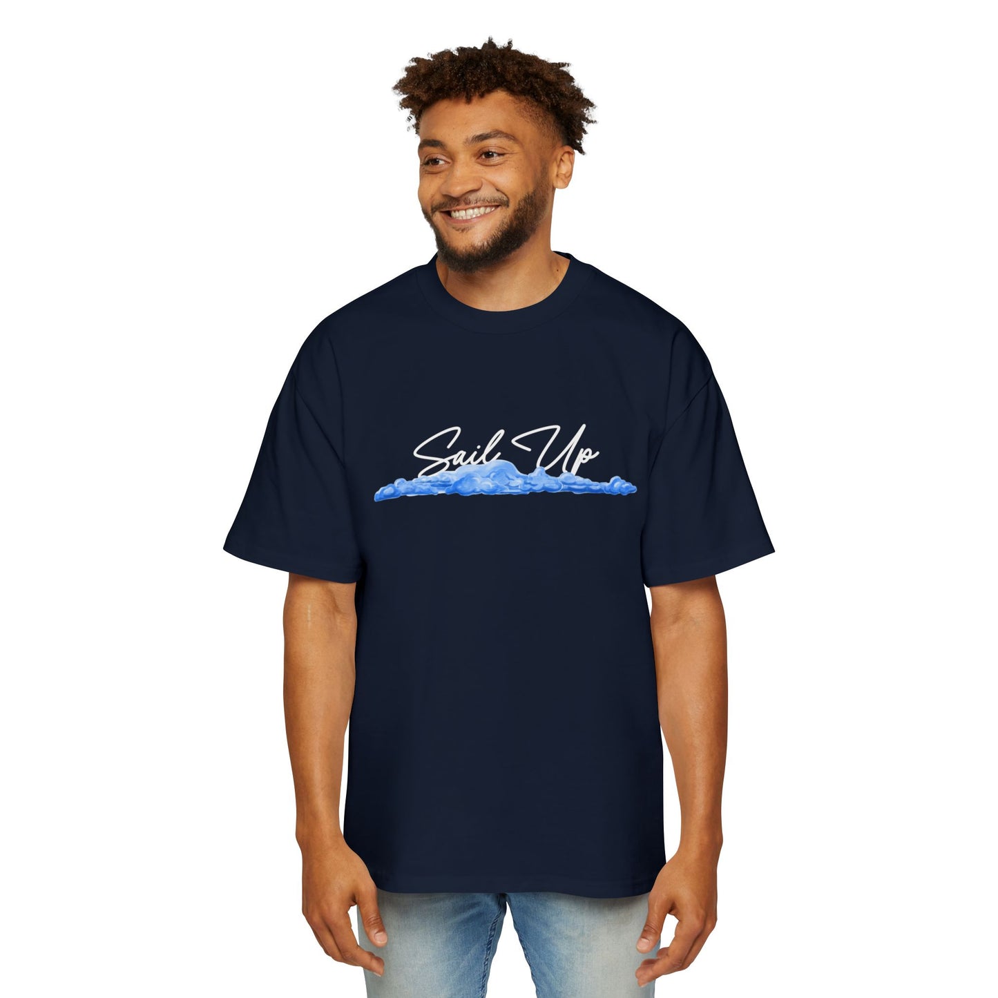 Sail Up Men's Oversized T-Shirt